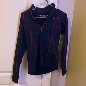 Blue Ariat Half Zip